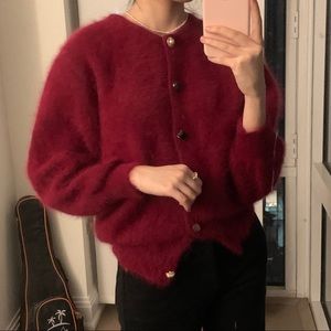 ***SOLD***Chanel styles, Cardigans, Cherry